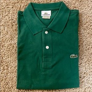 Lacoste Polo Shirt - Men’s Green size 6L